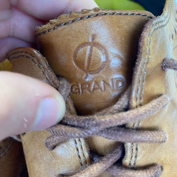 Cole Haan Zerogrand Men’s Size 10.5 M Brown Leather Wingtip Oxford Shoes C14493 - Picture 7 of 16